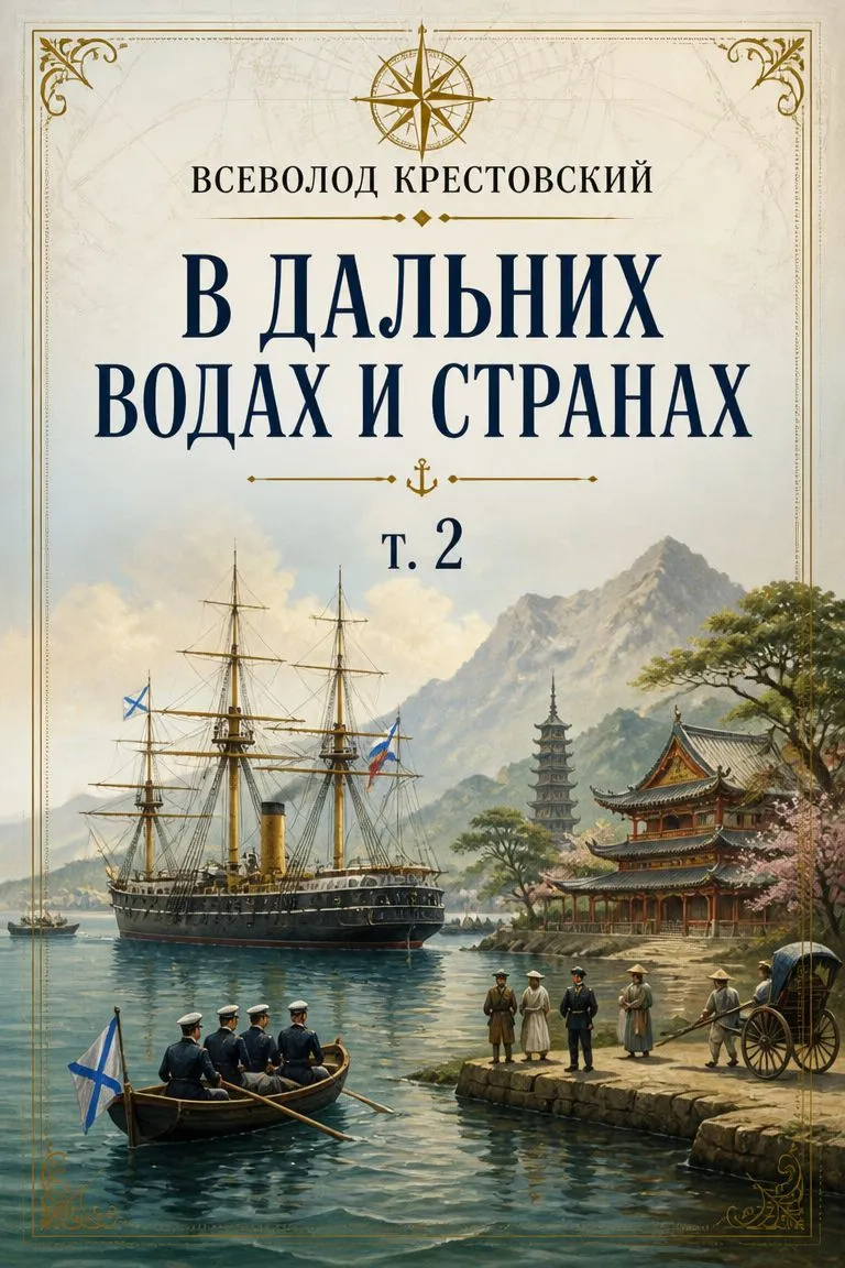 В дальних водах и странах. т. 2 — обложка книги