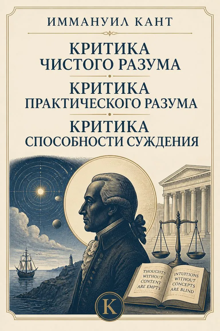 Критика чистого разума. Критика практического разума. Критика способности суждения — обложка книги