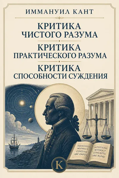 Критика чистого разума. Критика практического разума. Критика способности суждения — обложка книги