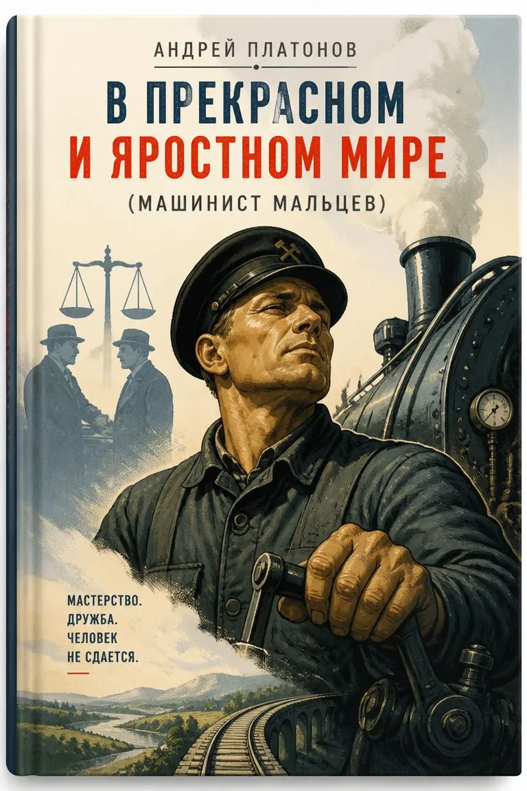 В прекрасном и яростном мире (Машинист Мальцев) — обложка книги
