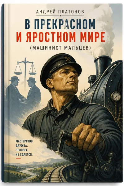 В прекрасном и яростном мире (Машинист Мальцев) — обложка книги