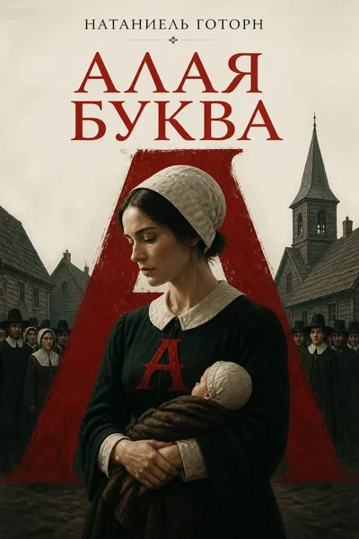 Алая буква — обложка книги
