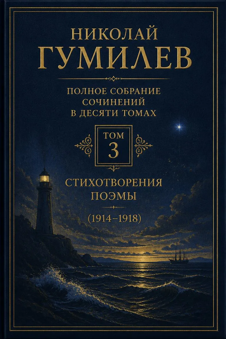 Полное собрание сочинений в десяти томах. Том 3. Стихотворения. Поэмы (1914–1918) — обложка книги