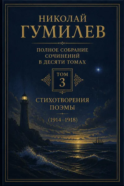 Полное собрание сочинений в десяти томах. Том 3. Стихотворения. Поэмы (1914–1918) — обложка книги