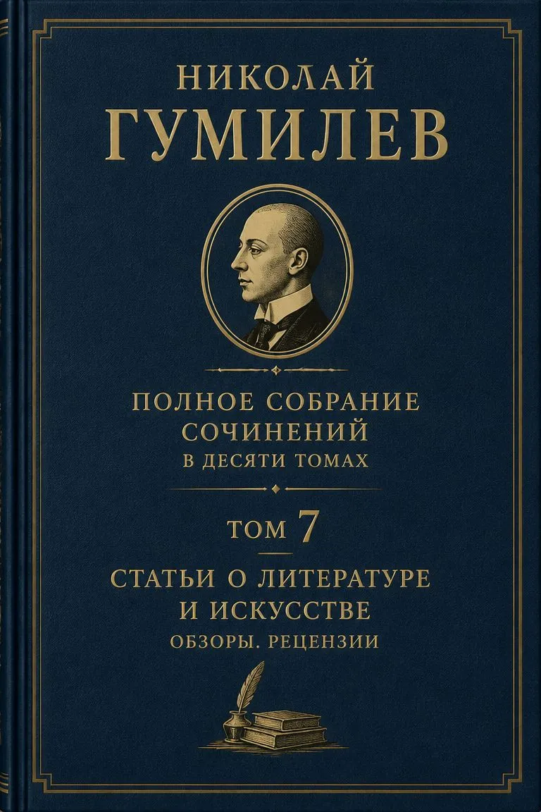 Полное собрание сочинений в десяти томах. Том 7. Статьи о литературе и искусстве. Обзоры. Рецензии — обложка книги