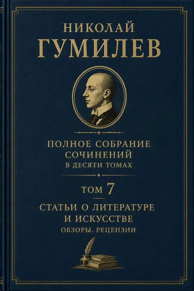 Полное собрание сочинений в десяти томах. Том 7. Статьи о литературе и искусстве. Обзоры. Рецензии — обложка книги