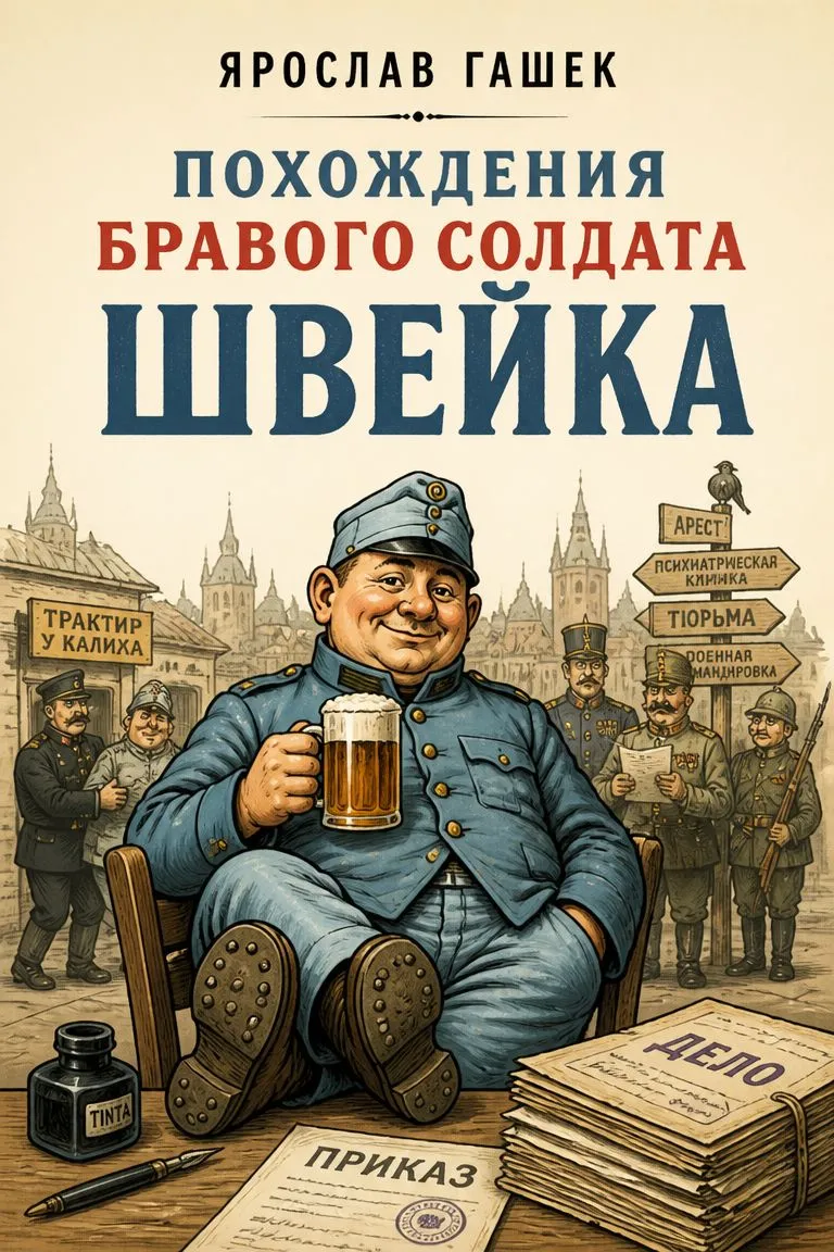 Похождения бравого солдата Швейка — обложка книги