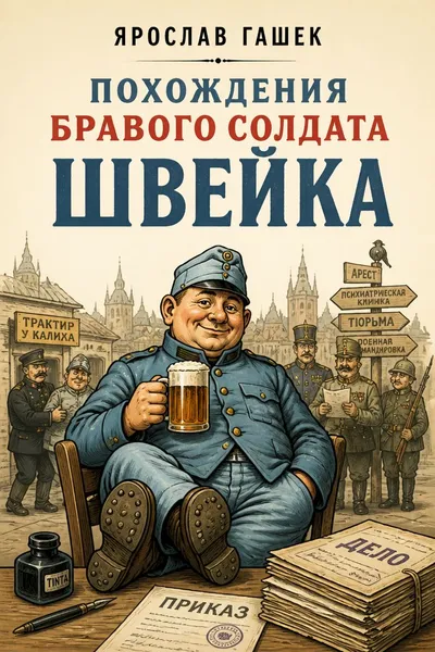 Похождения бравого солдата Швейка — обложка книги