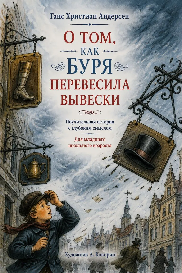 О том, как буря перевесила вывески — обложка книги