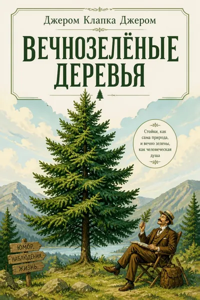 Вечнозелёные деревья — обложка книги