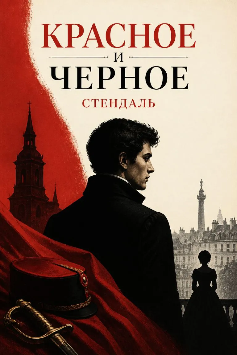 Красное и черное — обложка книги