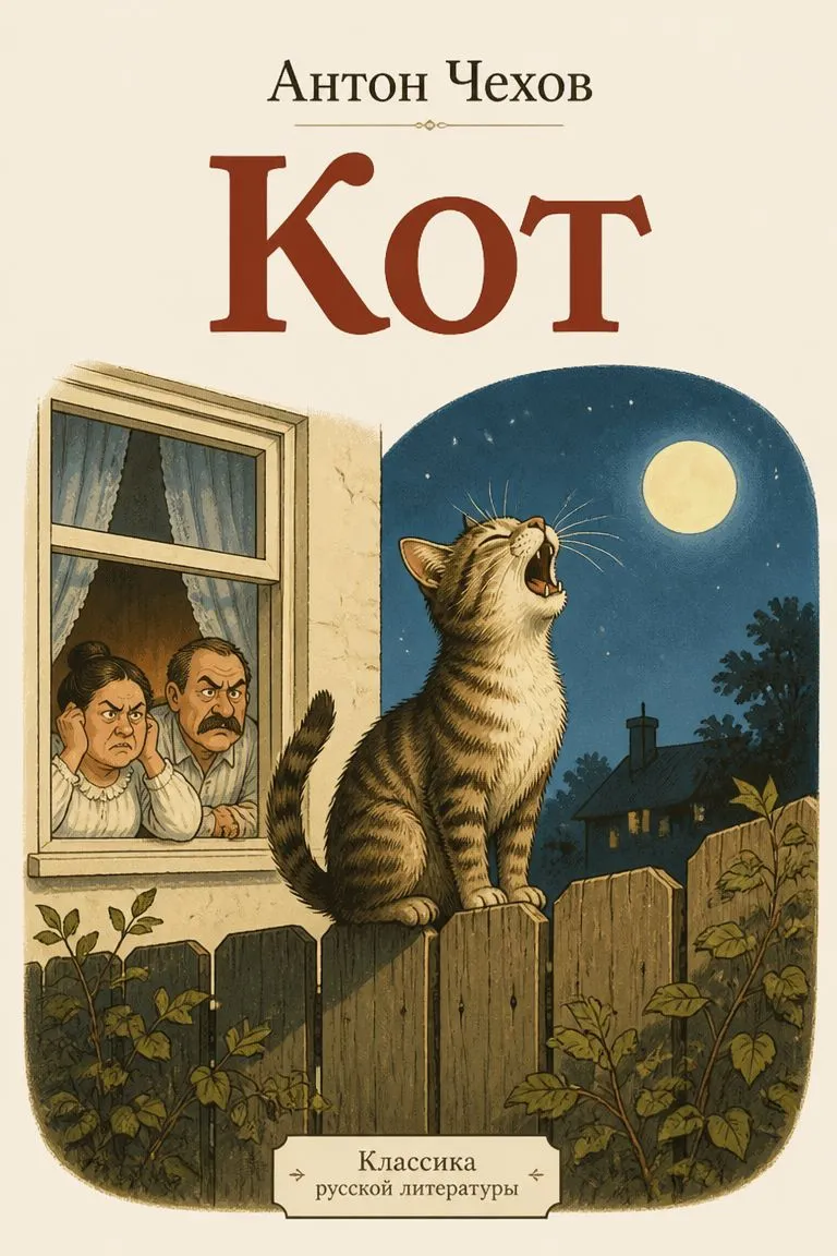 Кот — обложка книги