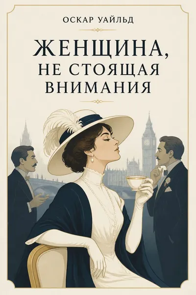 Женщина, не стоящая внимания — обложка книги