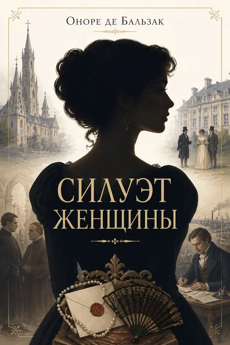 Силуэт женщины — обложка книги