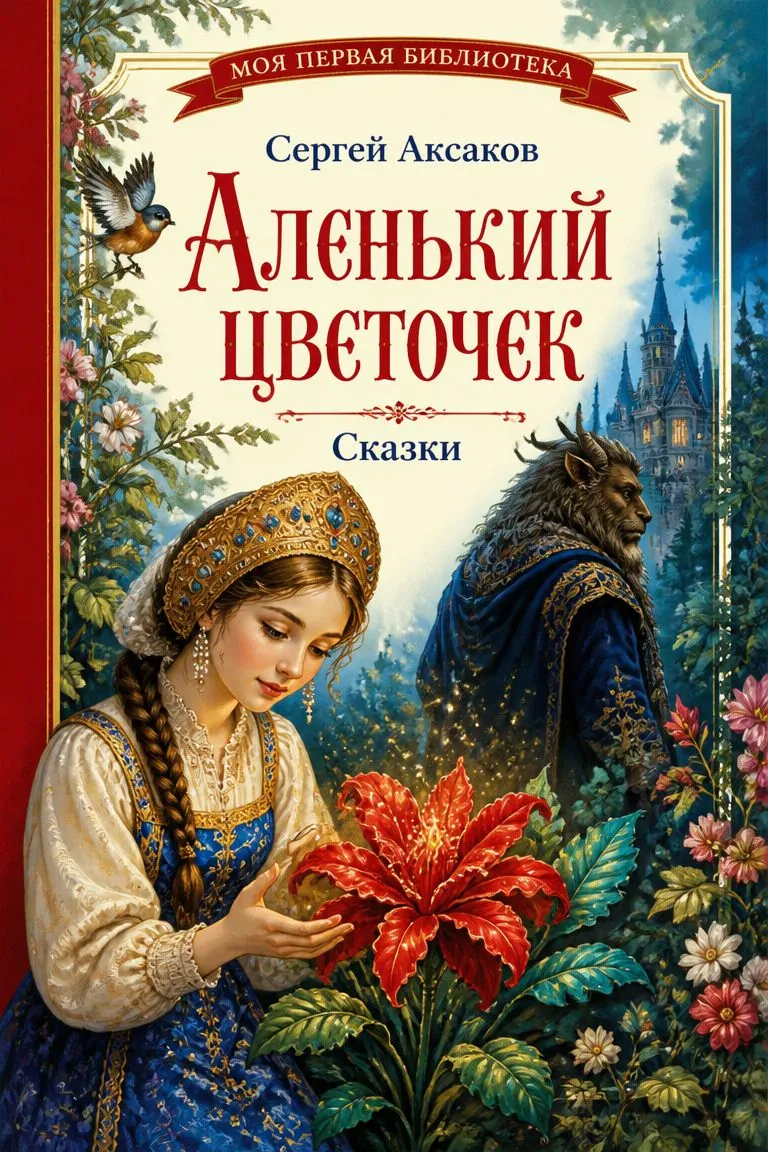Аленький цветочек. Сказки — обложка книги