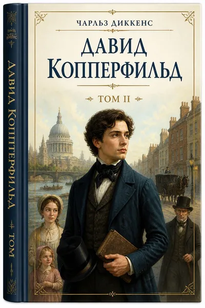 Давид Копперфильд. Том II — обложка книги
