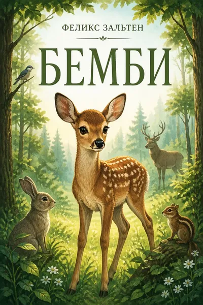 Бемби — обложка книги