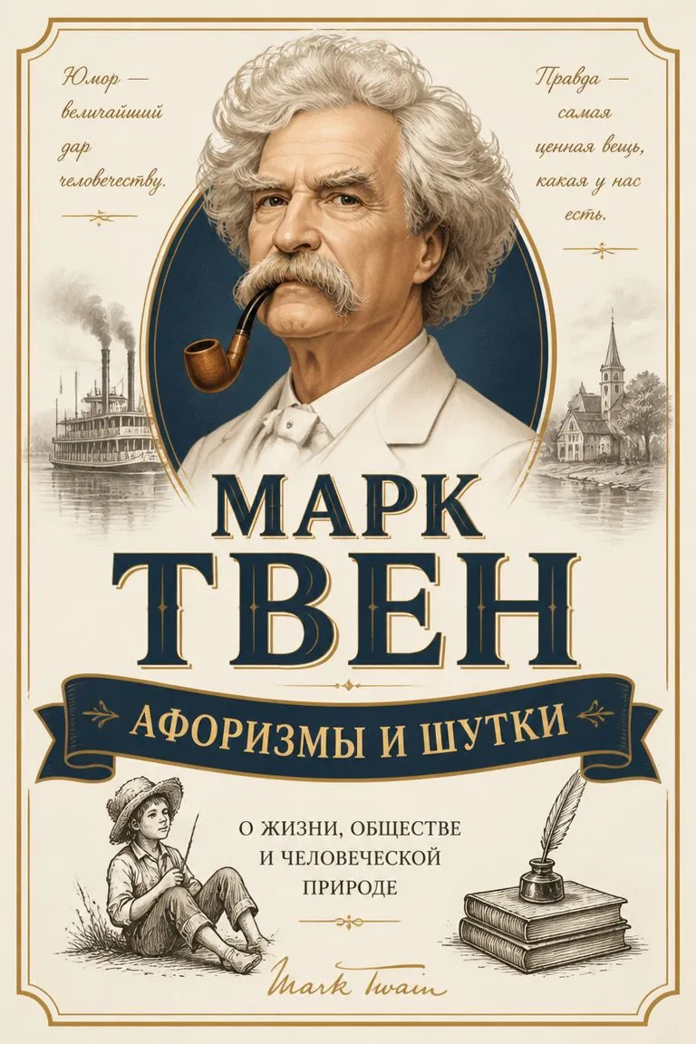 Марк Твен. Афоризмы и шутки — обложка книги