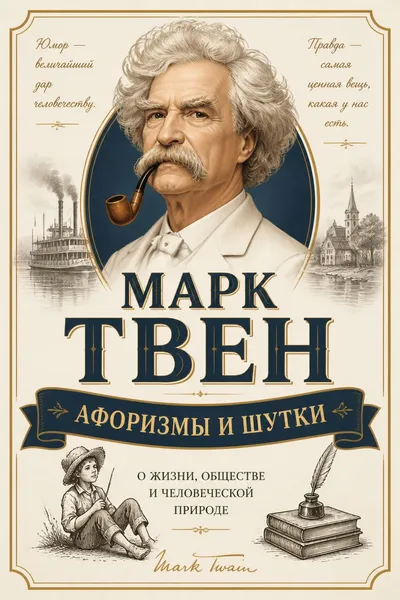 Марк Твен. Афоризмы и шутки — обложка книги