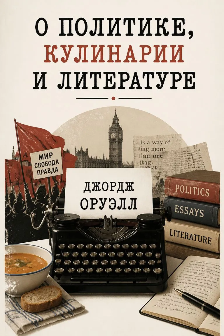 О политике, кулинарии и литературе — обложка книги