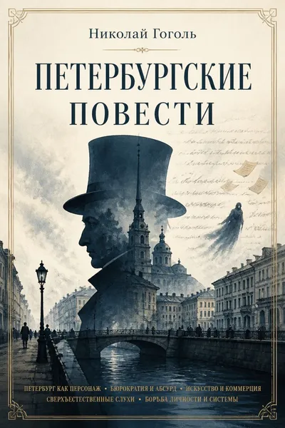 Петербургские повести — обложка книги