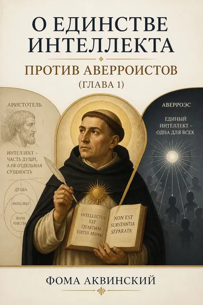 О единстве интеллекта против аверроистов (глава 1) — обложка книги
