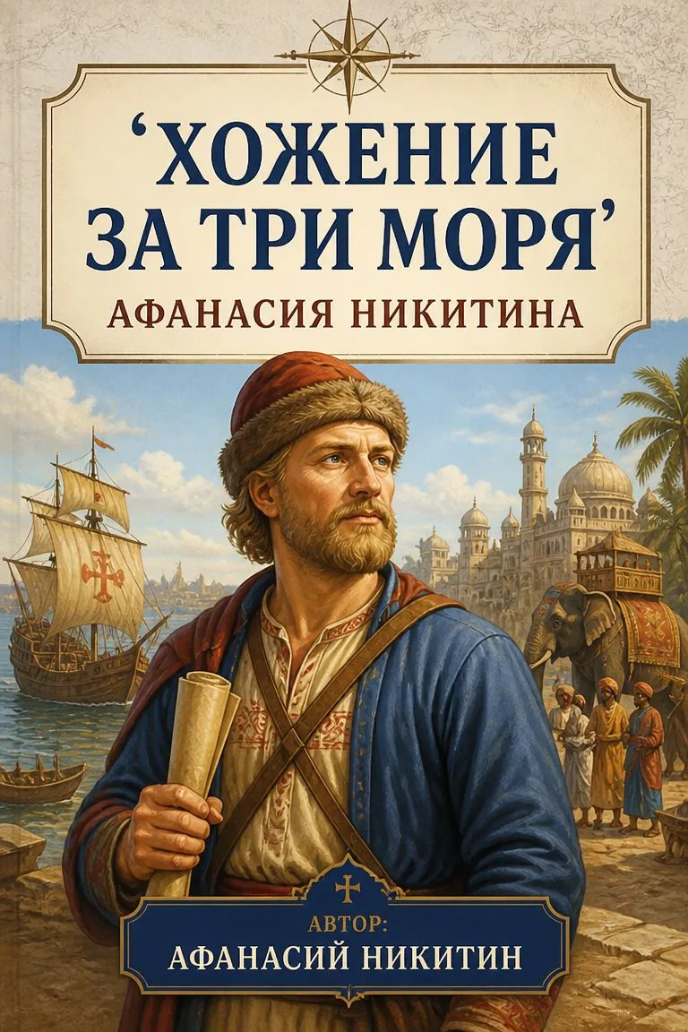 'Хожение за три моря' Афанасия Никитина — обложка книги