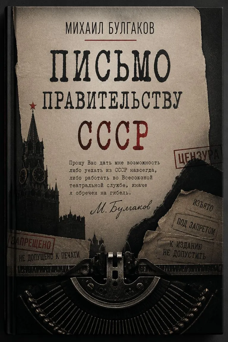 Письмо Правительству СССР — обложка книги