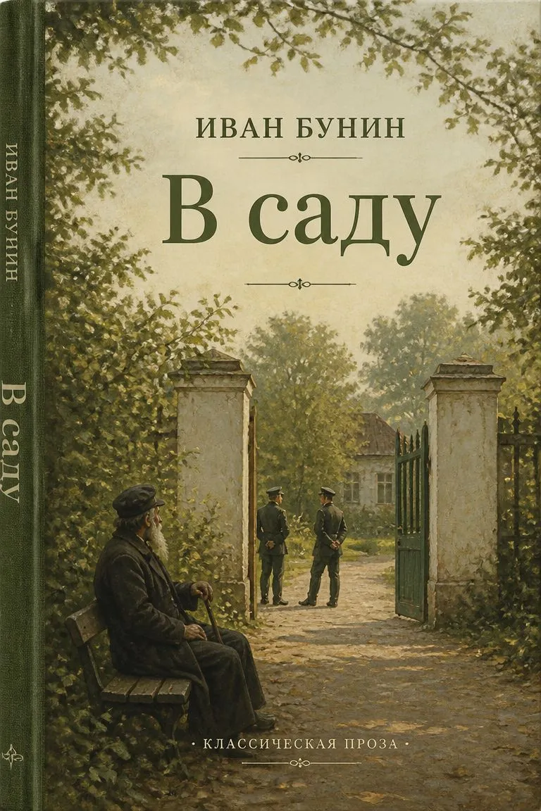 В саду — обложка книги