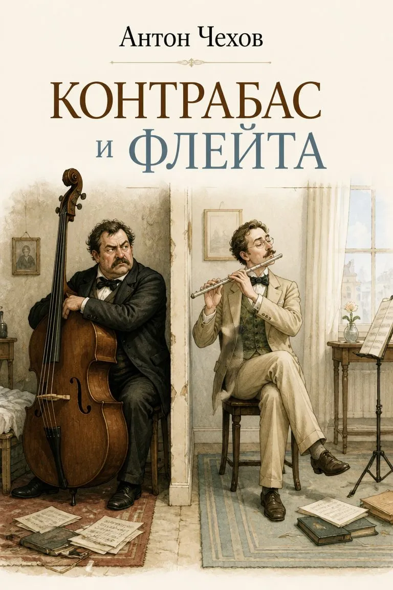 Контрабас и флейта — обложка книги