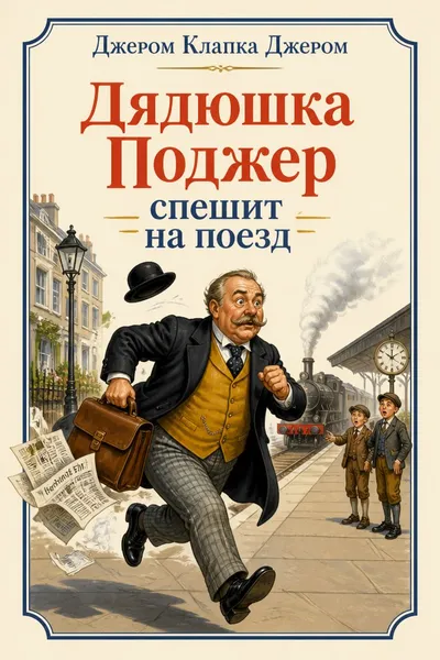 Дядюшка Поджер спешит на поезд — обложка книги