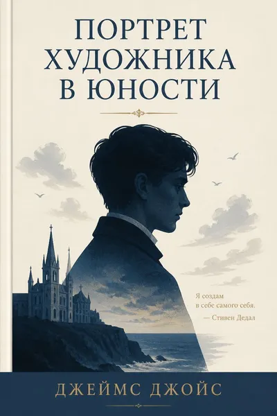 Портрет художника в юности — обложка книги