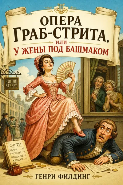 Опера Граб-стрита, или у жены под башмаком — обложка книги