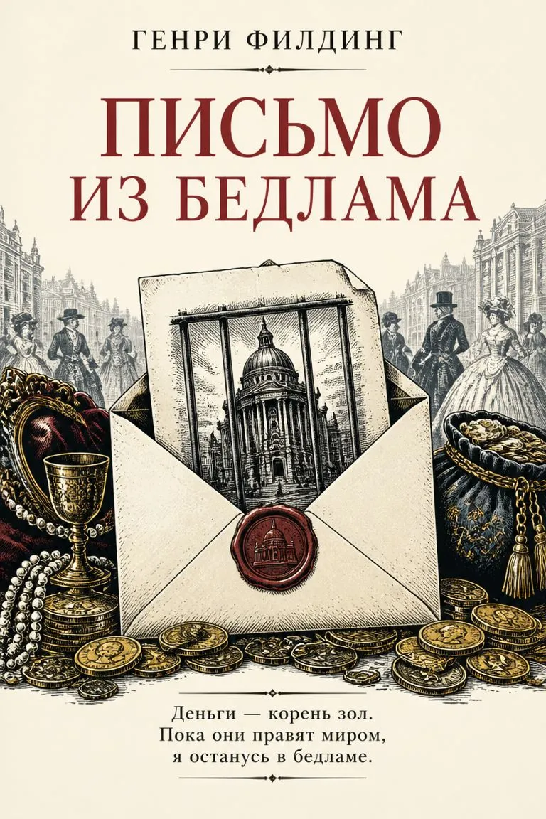 Письмо из бедлама — обложка книги