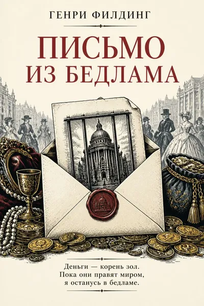 Письмо из бедлама — обложка книги