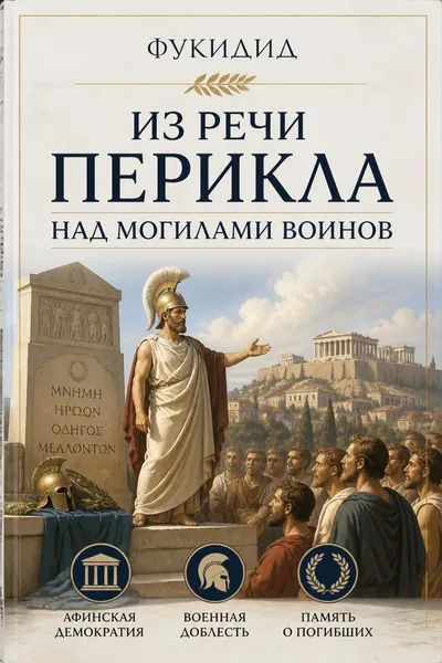 Из речи Перикла над могилами воинов — обложка книги