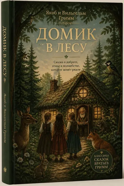 Домик в лесу — обложка книги