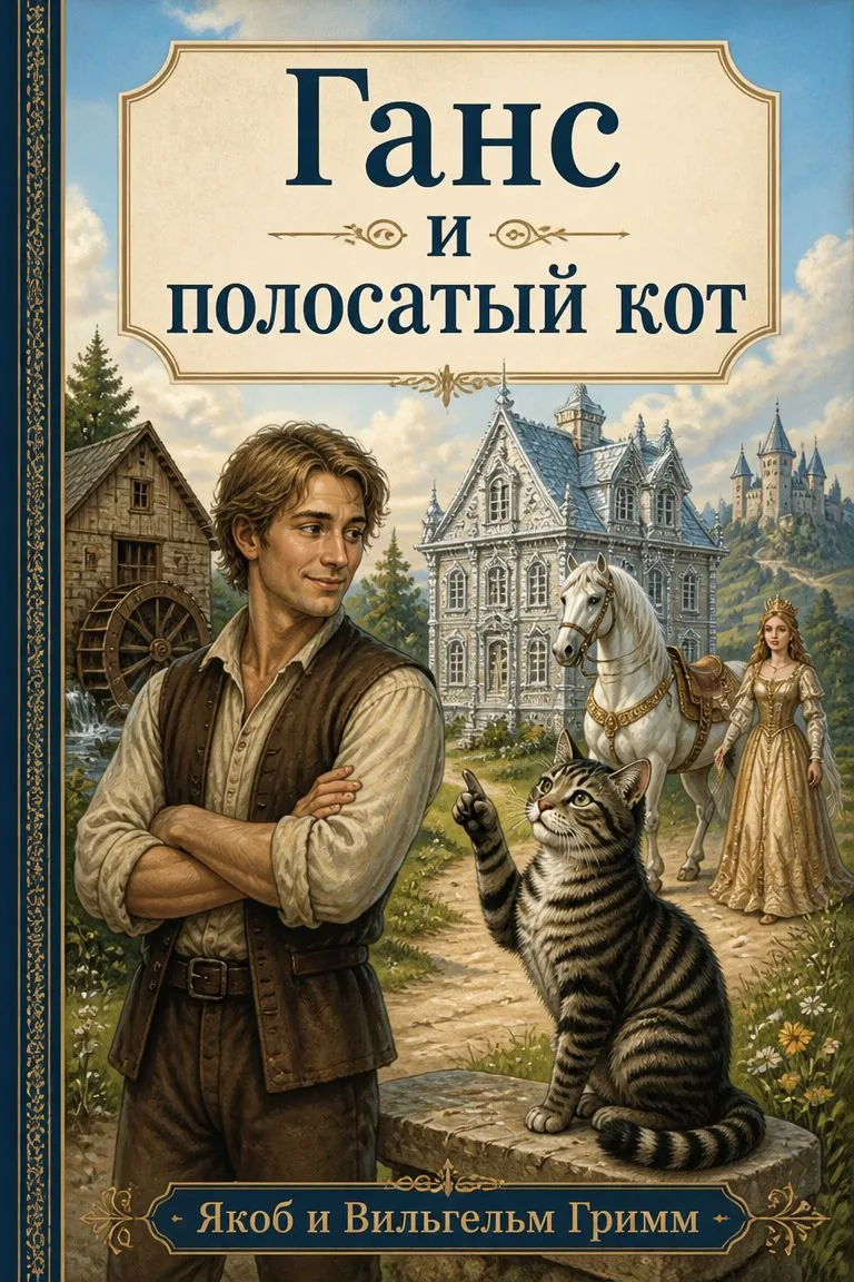 Ганс и полосатый кот — обложка книги