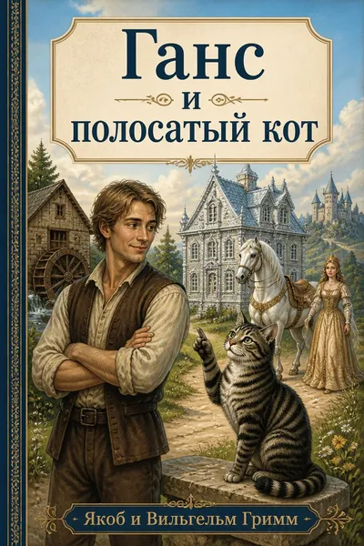 Ганс и полосатый кот — обложка книги