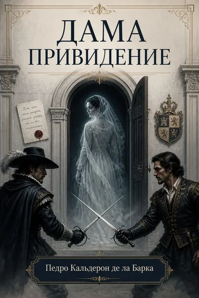 Дама привидение — обложка книги