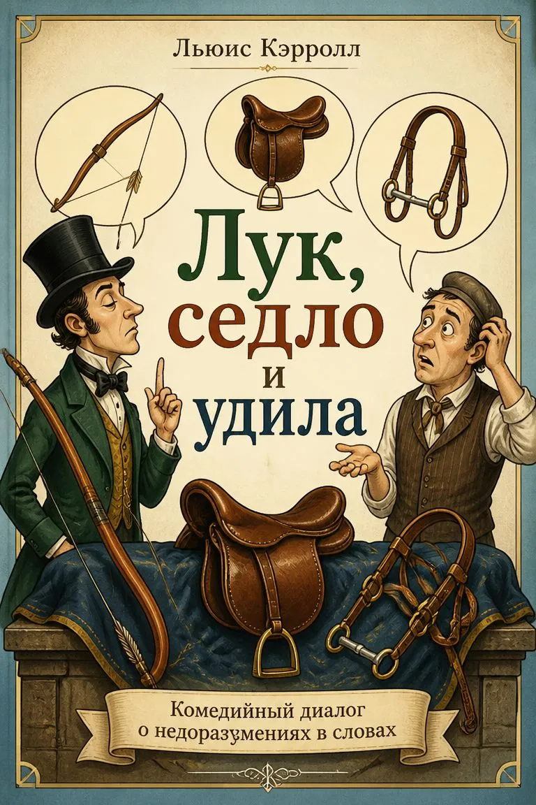 Лук, седло и удила — обложка книги