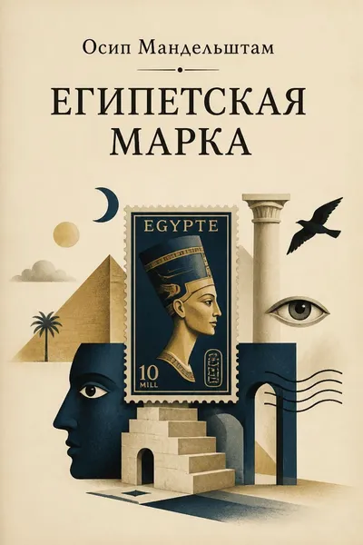 Египетская марка — обложка книги
