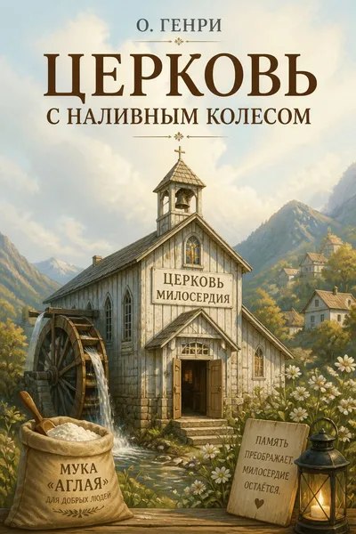 Церковь с наливным колесом — обложка книги