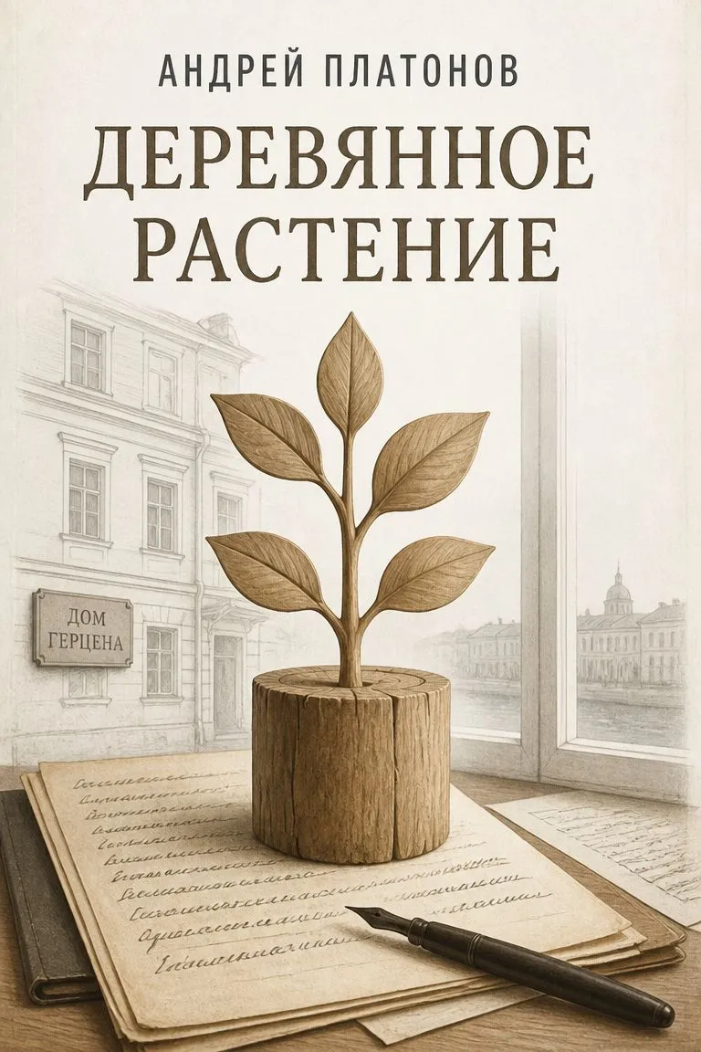 Деревянное растение — обложка книги