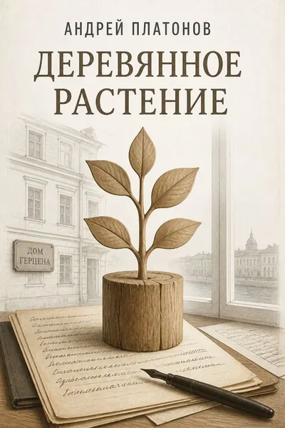 Деревянное растение — обложка книги