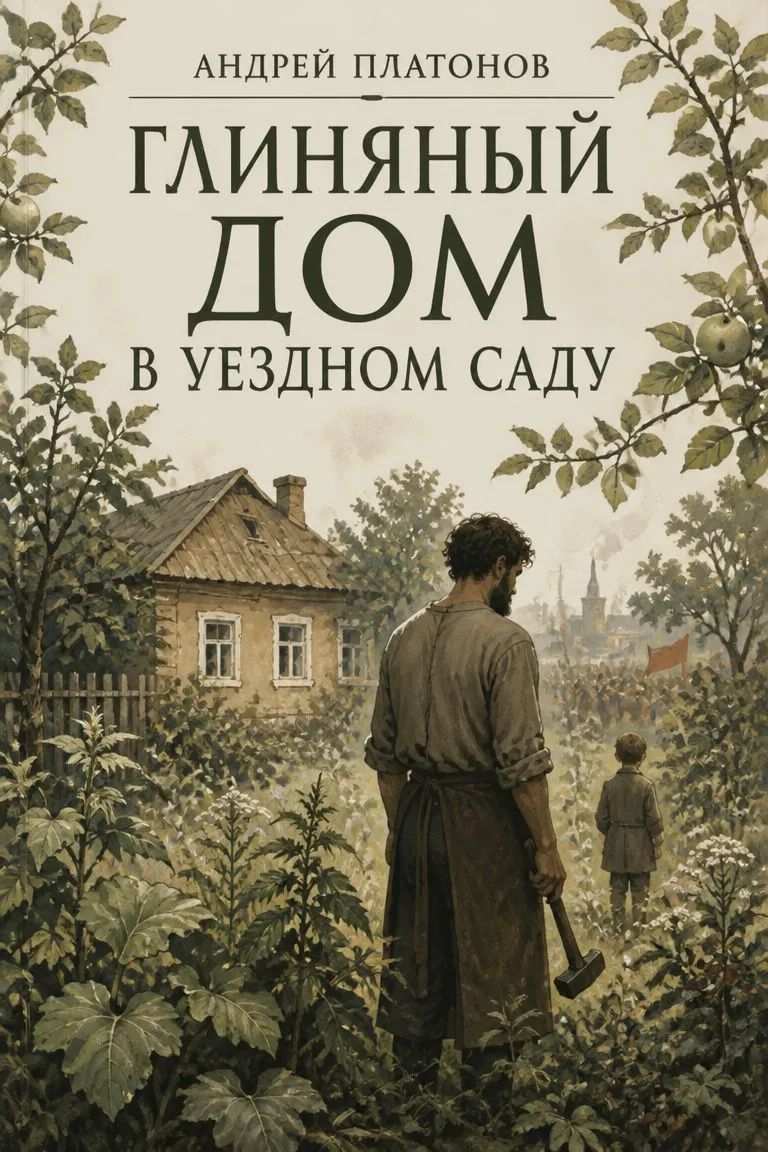Глиняный дом в уездном саду — обложка книги