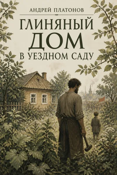 Глиняный дом в уездном саду — обложка книги