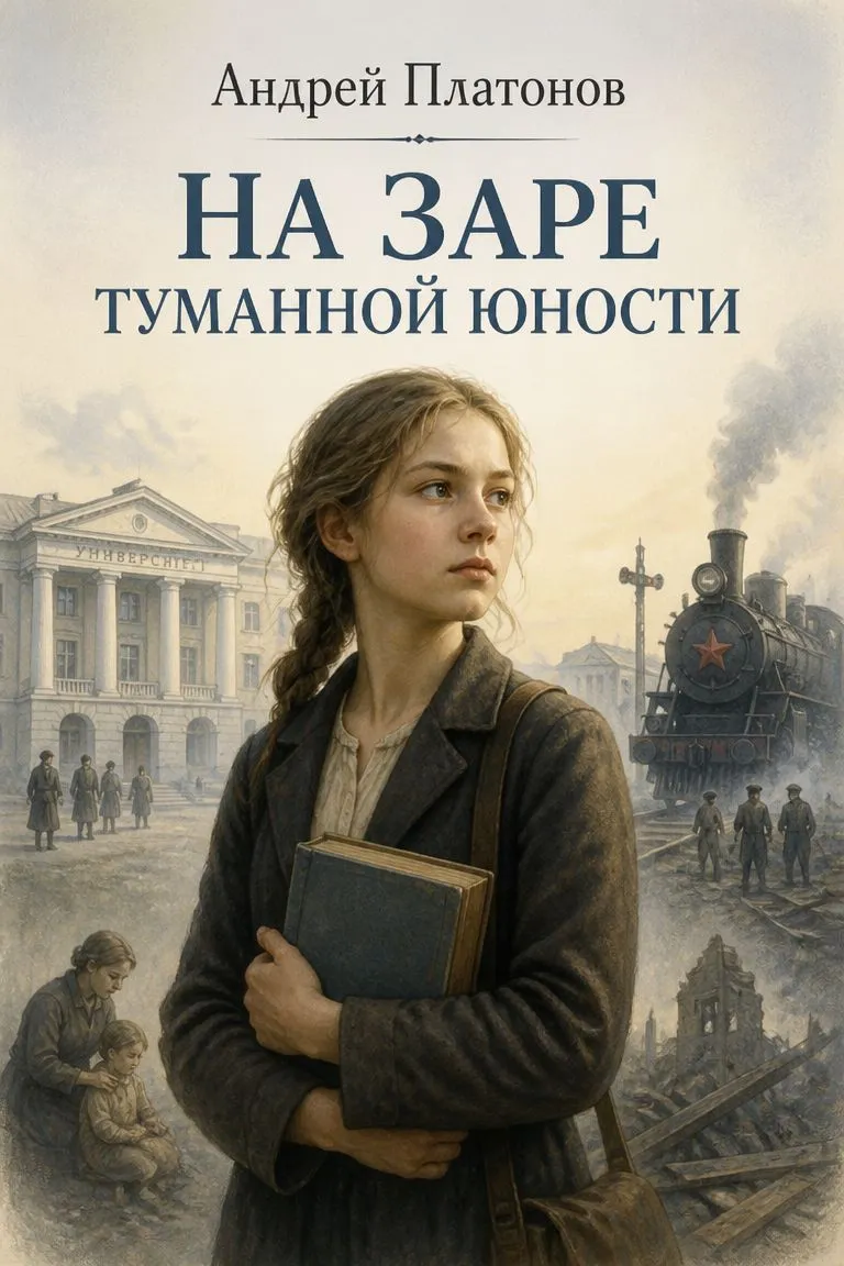 На заре туманной юности — обложка книги
