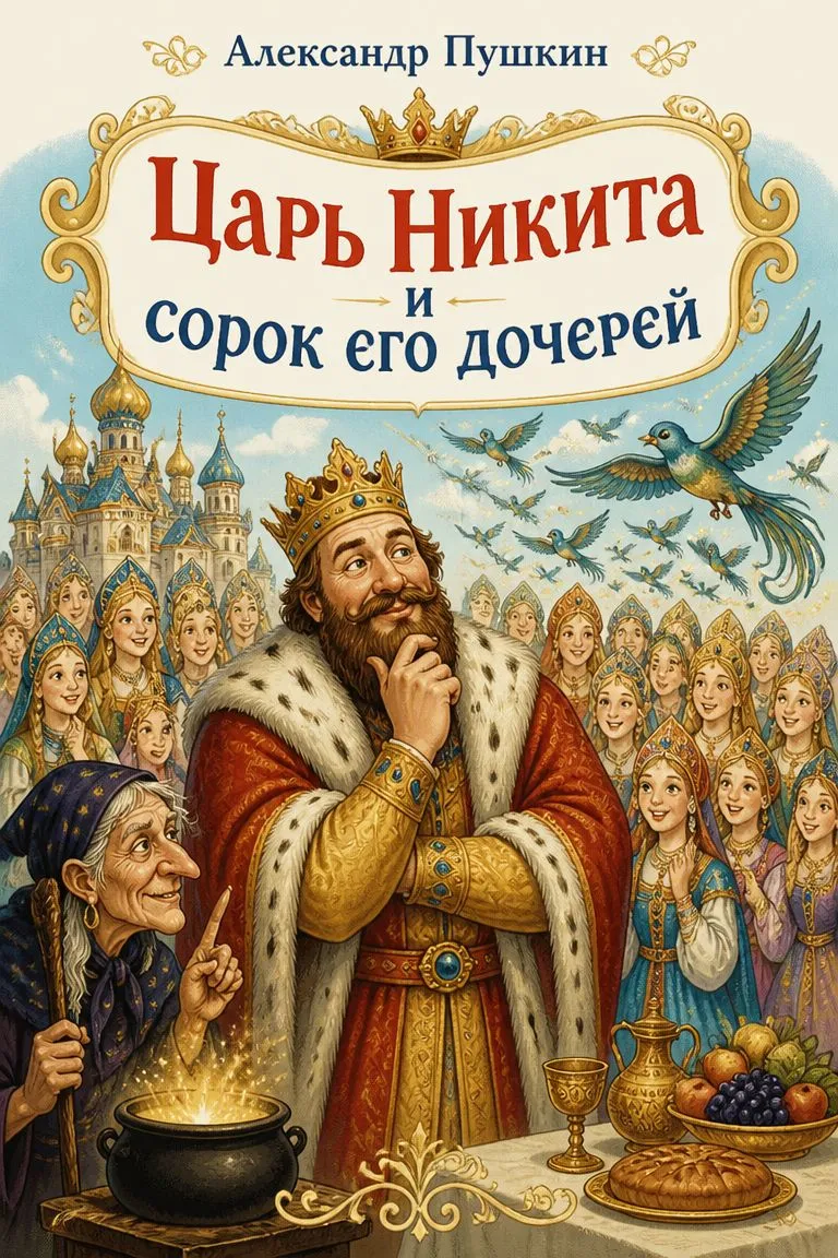 Царь Никита и сорок его дочерей — обложка книги