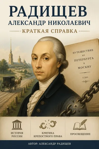 Радищев Александр Николаевич - краткая справка — обложка книги